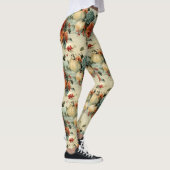 Bloemen Thanksgiving  Patroon (1) Leggings (Rechts)
