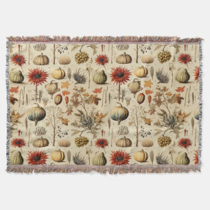 Bloemen Thanksgiving Patroon (3) Deken