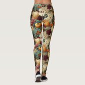 Bloemen Thanksgiving  Patroon (8) Leggings (Achterkant)