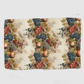 Bloemen Thanksgiving  Patroon (9) Golfhanddoek (Horizontaal)