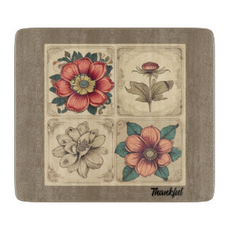 bloemen Thanksgiving Snijplank