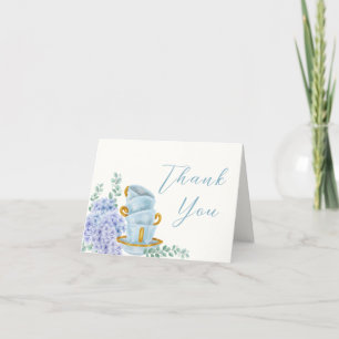  Bloemen Thee Brouwen Baby shower Bedankkaart