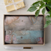 Bloemen thee tijd pastel bloemen decoupage tissuepapier (Geschenk)