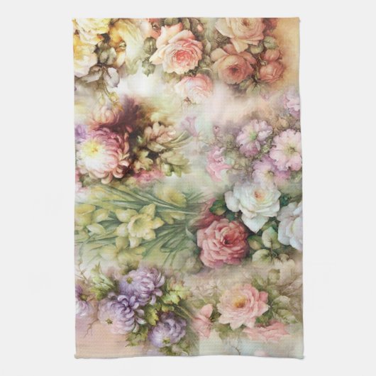  bloemen theedoek (Verticaal)