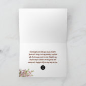 Bloemen Tijdens de Gouden Uur Denk Aan Jou Kaart (Binnen)