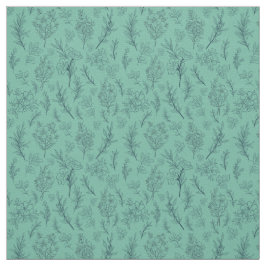 Bloemen Transparante Groene Achtergrond Stof