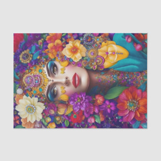 Bloemen Trendy Decoupage Tissue Paper Tissuepapier
