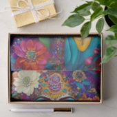 Bloemen Trendy Decoupage Tissue Paper Tissuepapier (Geschenk)