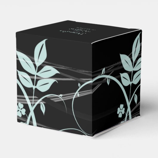 Bloemen Trim Bruiloft Favor Box Bedankdoosjes (Achterkant)