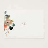 Bloemen Trouwjurk Code Kleding Enclosure Kaart (Achterkant)