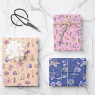  Bloemen Tuin Baby shower Kinderen Verjaardag Inpakpapier Vel