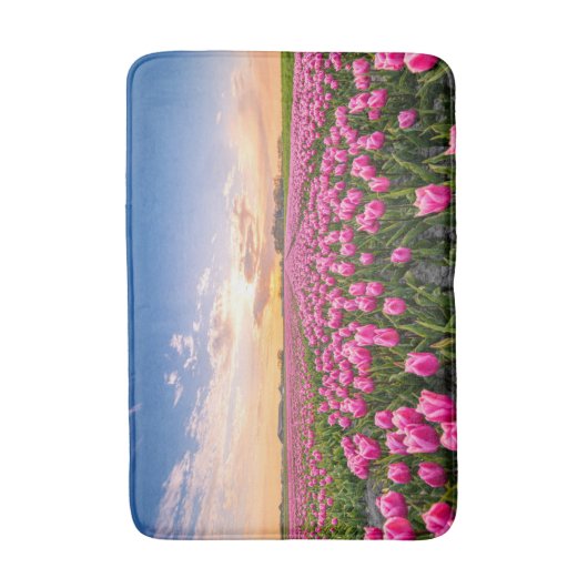 Bloemen | Tulpen Zuid-Holland, Nederland Badmat (Voorkant Verticaal)