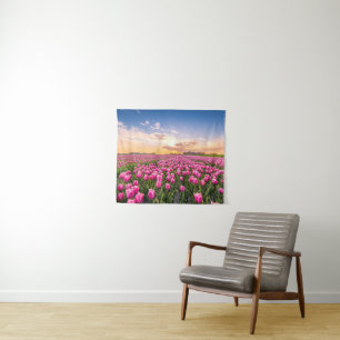 Bloemen   Tulpen Zuid-Holland, Nederland Wandkleed