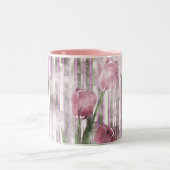 Bloemen Tweekleurige Koffiemok (Center)