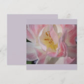 Bloemen uitnodiging blanco (Voorkant / Achterkant)