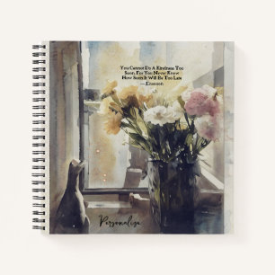  Bloemen Vaas Emerson Quote Journal Notitieboek