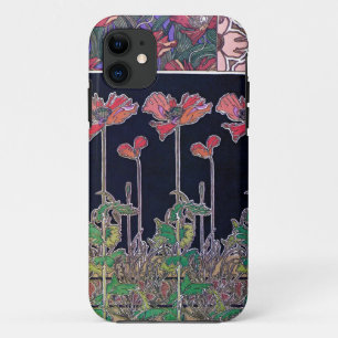 Bloemen van Art Nouveau Style, Mucha iPhone 11 Hoesje