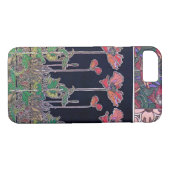 Bloemen van Art Nouveau Style, Mucha Case-Mate iPhone Case (Achterkant (Horizontaal))