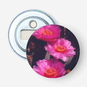 Bloemen van Beavertail Cactus 2 Button Flesopener