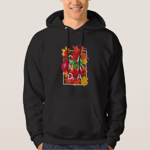 Bloemen Van Canada Woord Canadese Trots Hoodie