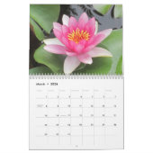 Bloemen van de agenda van Afrika Kalender (Mar 2026)