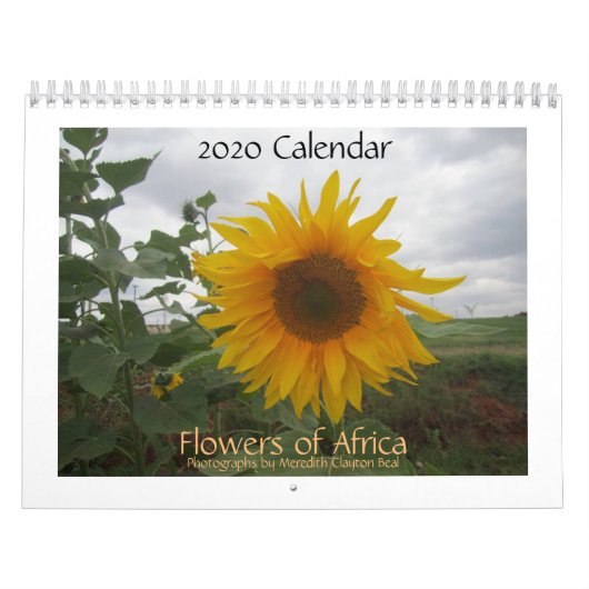 Bloemen van de agenda van Afrika Kalender (Hoes)