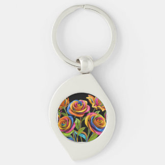 Bloemen van de geest sleutelhanger