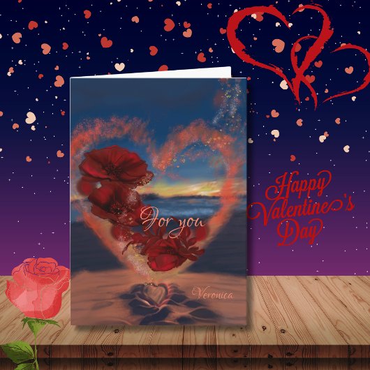 Bloemen van de Heart Kaart