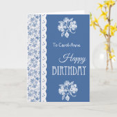 Bloemen van de Indigo van de Kaart van de (Gele Bloem)