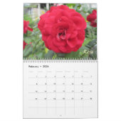Bloemen van de seizoenskalender kalender (Feb 2026)