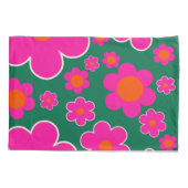 Bloemen van de ventilatormarkt van de moderne deco kussensloop (Achterkant)