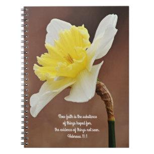 Bloemen van Faith Daffodil Evidence Notitieboek