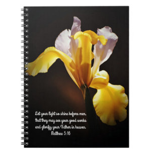 Bloemen van Faith Daffodil Light Prayer Notitieboe Notitieboek