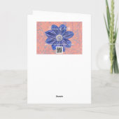 Bloemen van Faith  Flowers Scriptkaart Kaart (Achterkant)