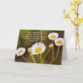 Bloemen van Faith Tiny Flowers Note Kaart (Gele Bloem)