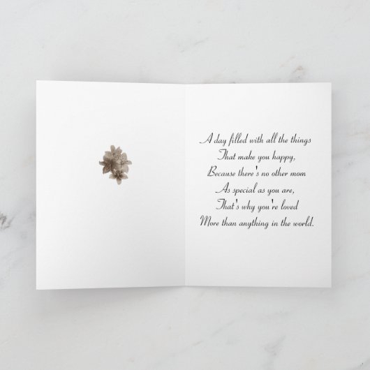 bloemen van floreel afbeelding met mam vers kaart (Binnen)