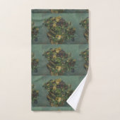 bloemen van Gogh - mandje van Pansies Bad Handdoek (Handdoek)