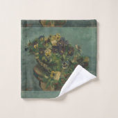 bloemen van Gogh - mandje van Pansies Bad Handdoek (Wasdoekje)