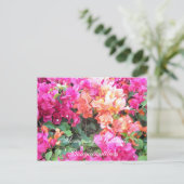 Bloemen van Hawaï Briefkaart (Staand voorkant)