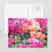 Bloemen van Hawaï Briefkaart (Voorkant / Achterkant)