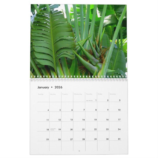 Bloemen van Hawaii Kalender (Jan 2026)