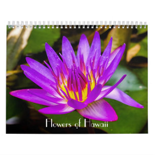 Bloemen van Hawaii Kalender