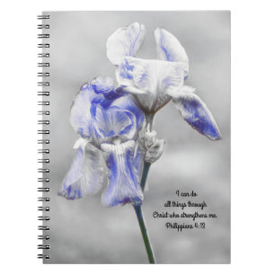 Bloemen van het Faith Iris Sterth Notitieboek Pray