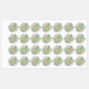 Bloemen van het leven labels