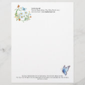 Bloemen van het veld briefhoofd (Voorkant)