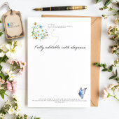 Bloemen van het veld briefhoofd