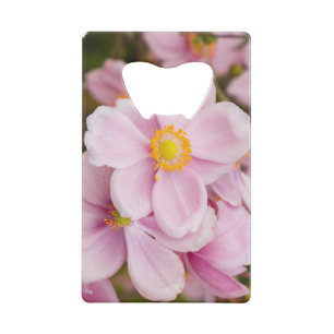 Bloemen van Japanse anemone Kredietkaart Flessenopener