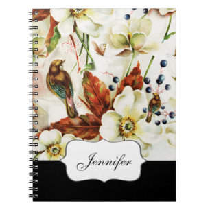 bloemen van landvogels notitieboek