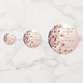 Bloemen van Liefde" Huwelijksuitnodiging Collectie Confetti (Achterkanten)