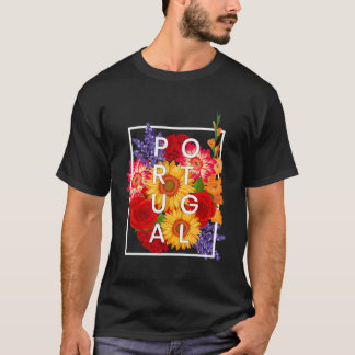 Bloemen van Portugal Woord Portugese trots T-shirt
